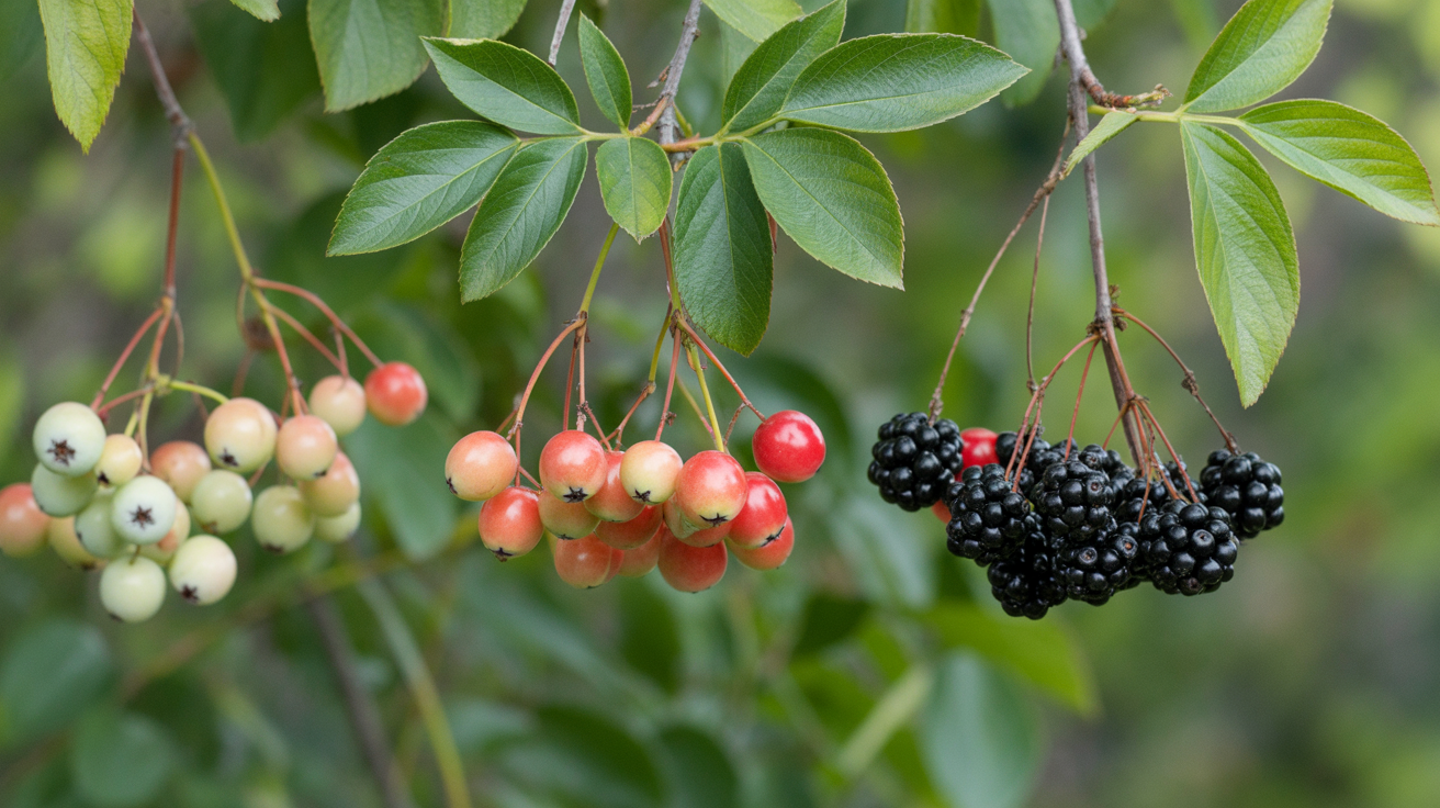 Berry Bushes and Trees That Feed Birds Year-Round