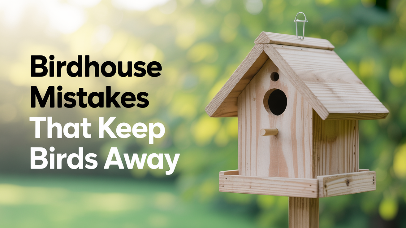 Birdhouse Mistakes That Keep Birds Away