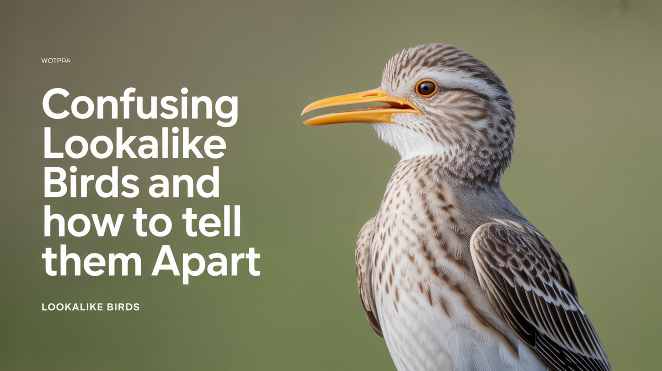 Confusing Lookalike Birds and How to Tell Them Apart